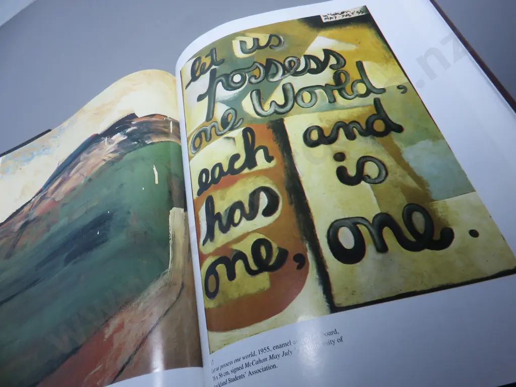 Hard Backed Colin McCahon “artist” book Image 1++