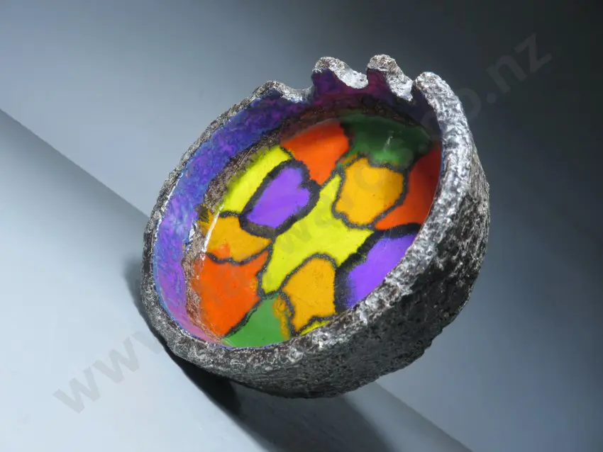 Mid-Century pottery ashtray from the Dutch studio of “Jan van Erp” Image 1++