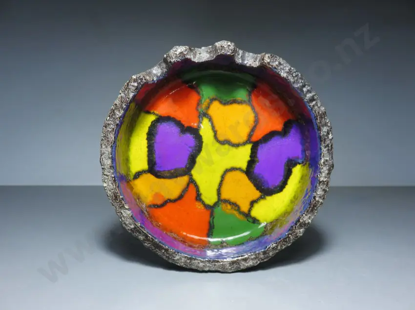 Mid-Century pottery ashtray from the Dutch studio of “Jan van Erp” Image 1++