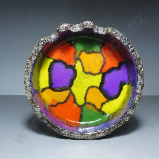 Mid-Century pottery ashtray from the Dutch studio of “Jan van Erp”