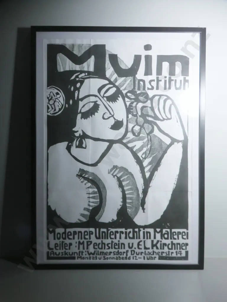 Large Period German art Print featuring the work of Ernst Ludwig Kirchner Image 1++