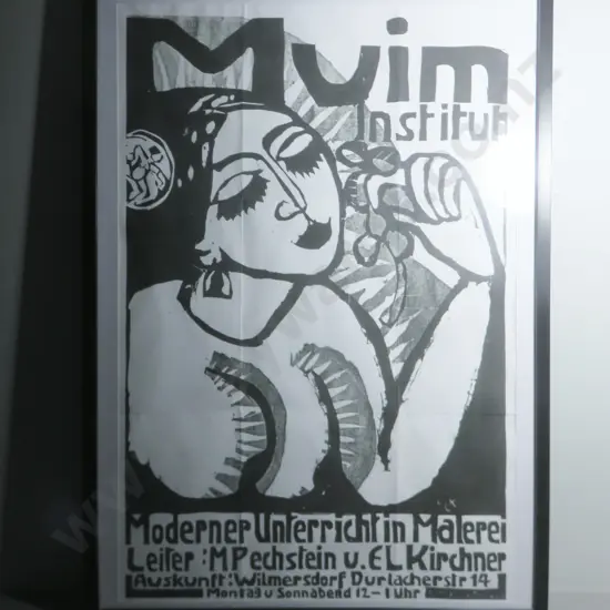 Large Period German art Print featuring the work of Ernst Ludwig Kirchner