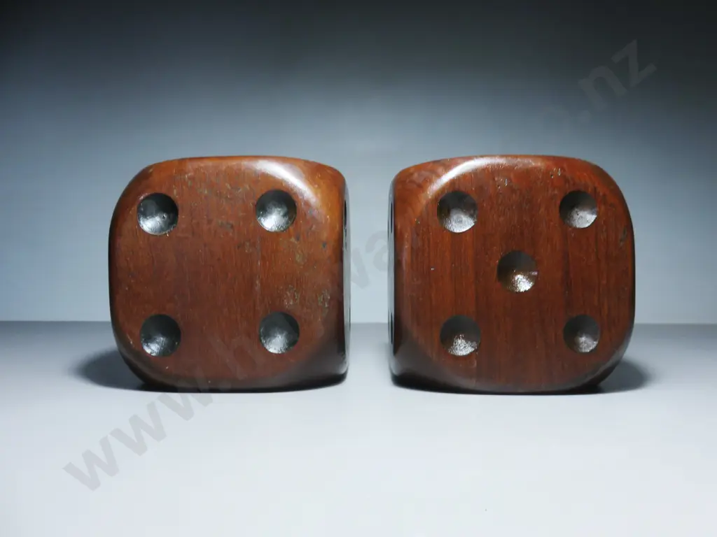 Pair of vintage “Op Art” oversized dice Image 1++