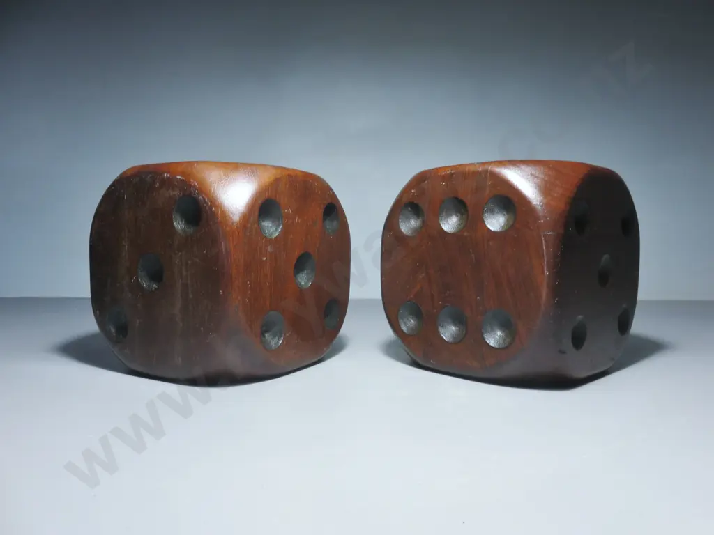 Pair of vintage “Op Art” oversized dice Image 1++