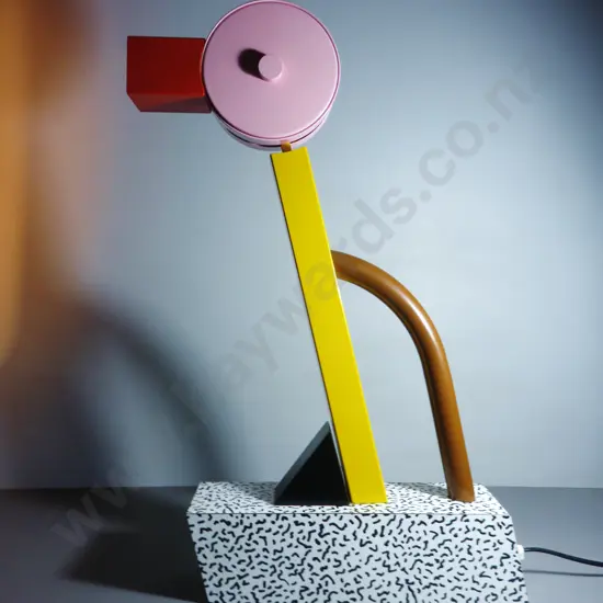1981 Ettore Sottsass Memphis of Italy “Tahiti” desk lamp