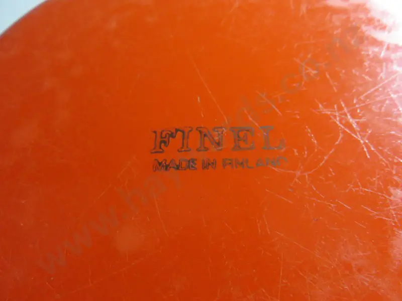 Mid-century Scandinavian enamel bowl by Finel of Finland Image 1++