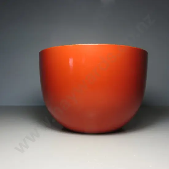 Mid-century Scandinavian enamel bowl by Finel of Finland