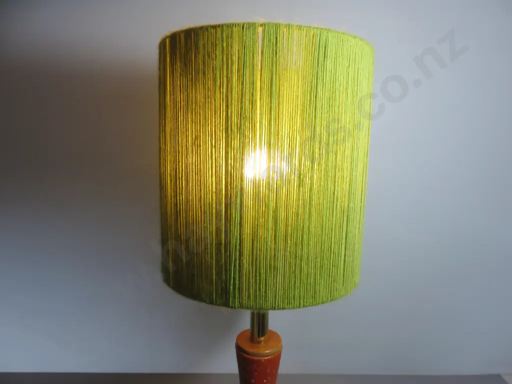Striking oversized Italian mid-century pedestal lamp Image 1++