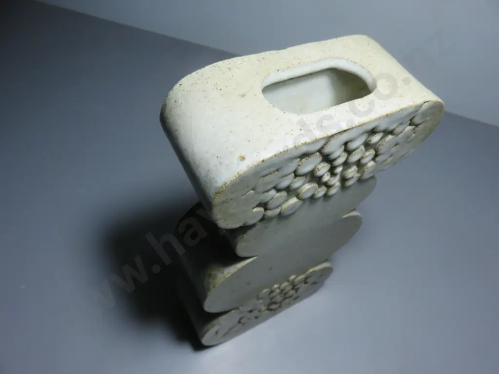 Important early British Slab sided Joan Hepworth Vase Image 1++