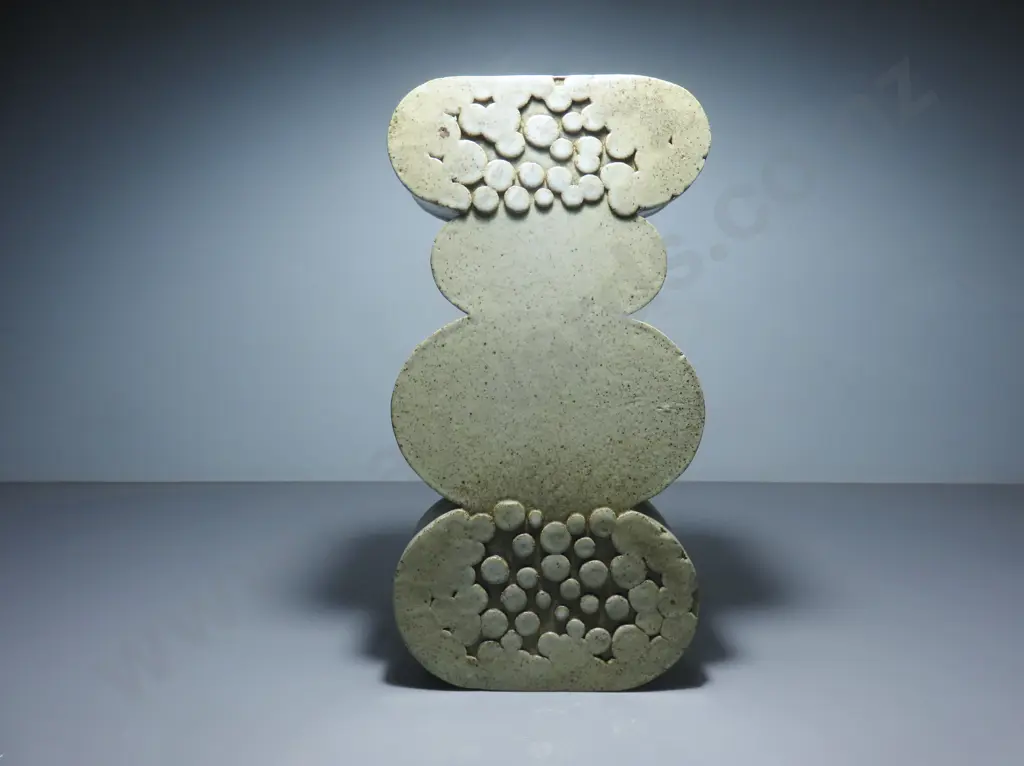 Important early British Slab sided Joan Hepworth Vase Image 1++