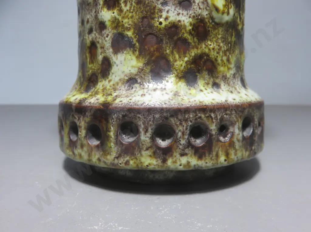 Mid-century Italian Alvino Bagni of Italy Brutalist Vase Image 1++