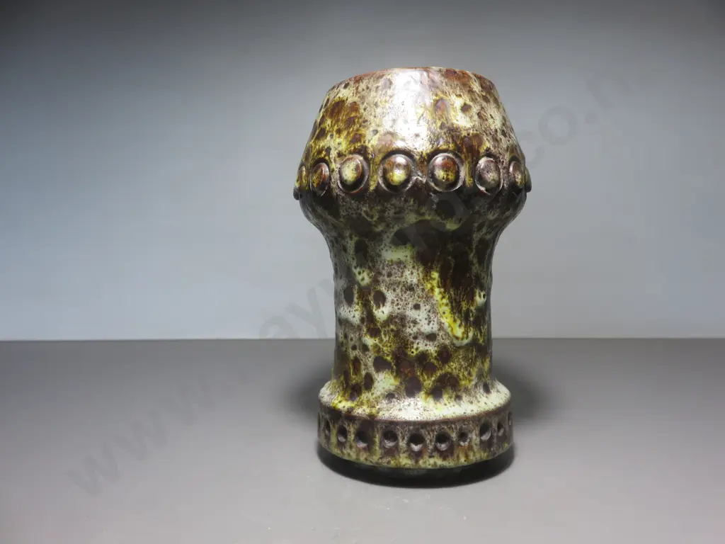 Mid-century Italian Alvino Bagni of Italy Brutalist Vase Image 1++