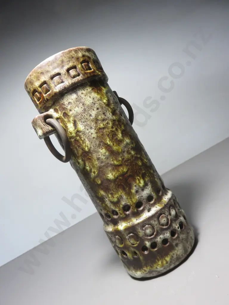 Mid Century Alvino Bagni of Italy cylindrical vase Image 1++