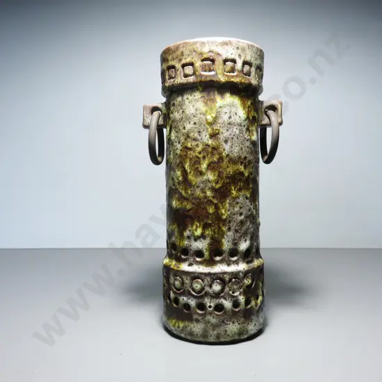 Mid Century Alvino Bagni of Italy cylindrical vase
