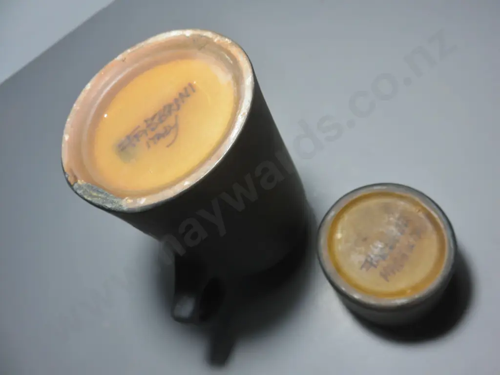 Mid-century Federigo Fabbrini of Italy Drinks Pot and Beaker set Image 1++