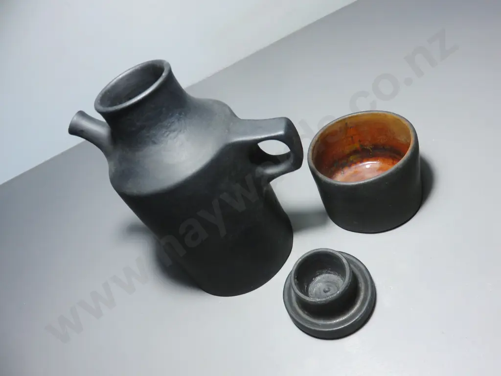 Mid-century Federigo Fabbrini of Italy Drinks Pot and Beaker set Image 1++