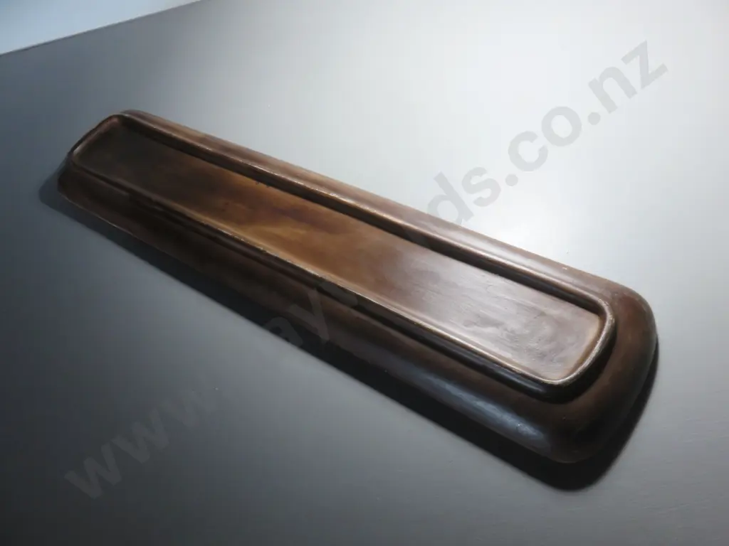 Elongated mid-century pottery platter Image 1++