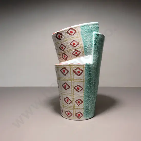 Mid-century studio potted Italian Vase