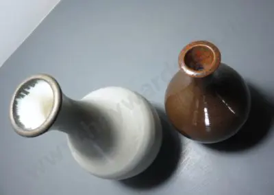 Pair of early British studio pottery vases Image 1++