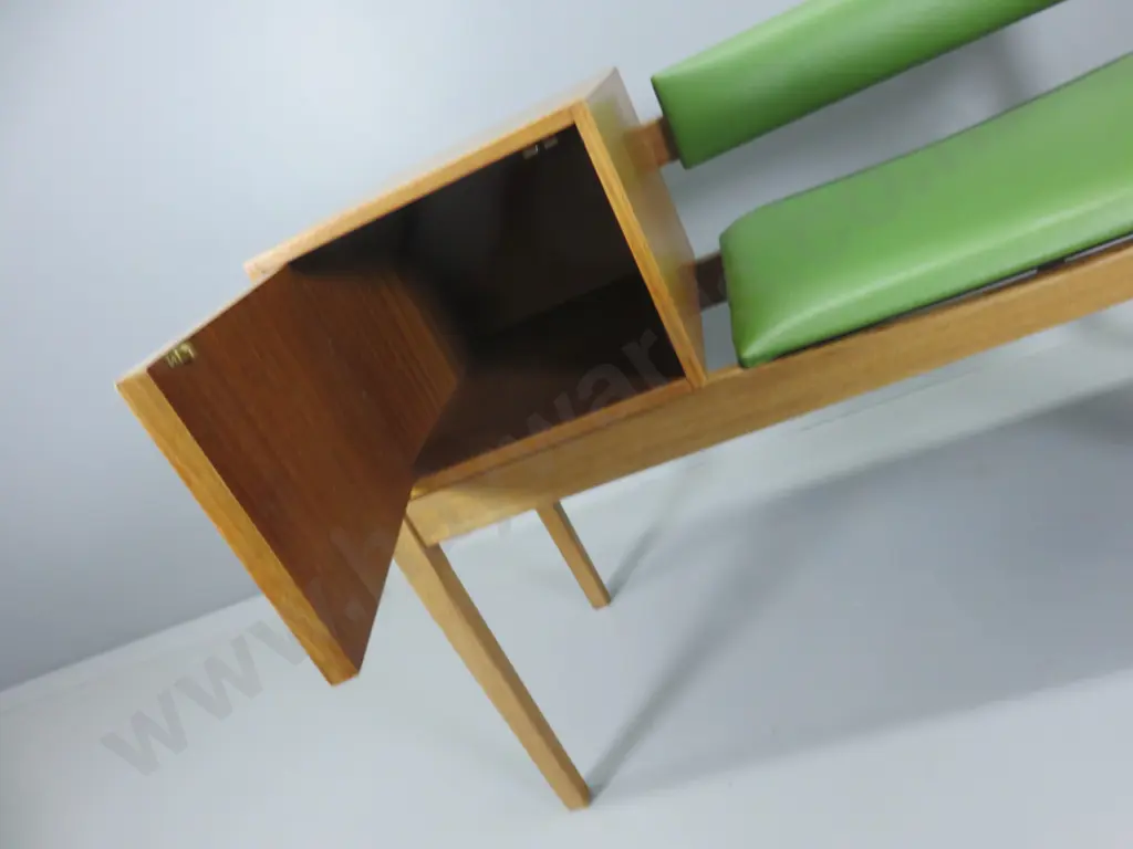 Mid-century hall telephone table and seat Image 1++