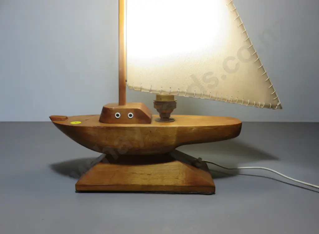 Vintage Sail Boat lamp Image 1++