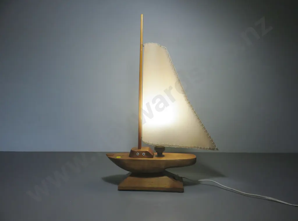 Vintage Sail Boat lamp Image 1++