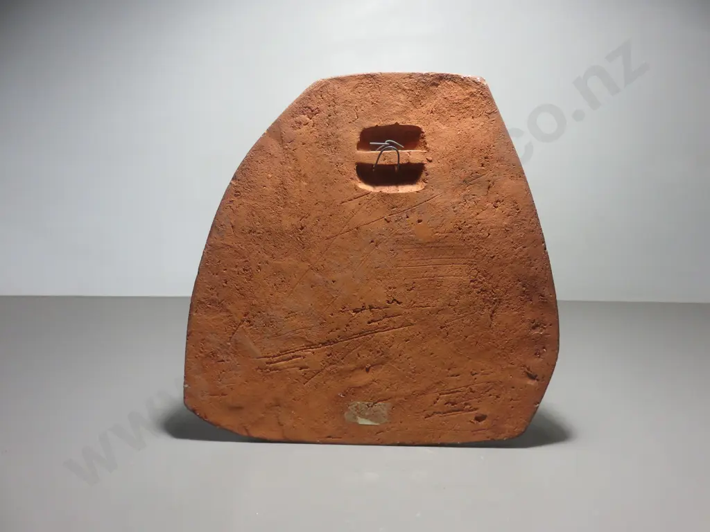 Mid-century Scandinavian / German figural pottery plaque Image 1++