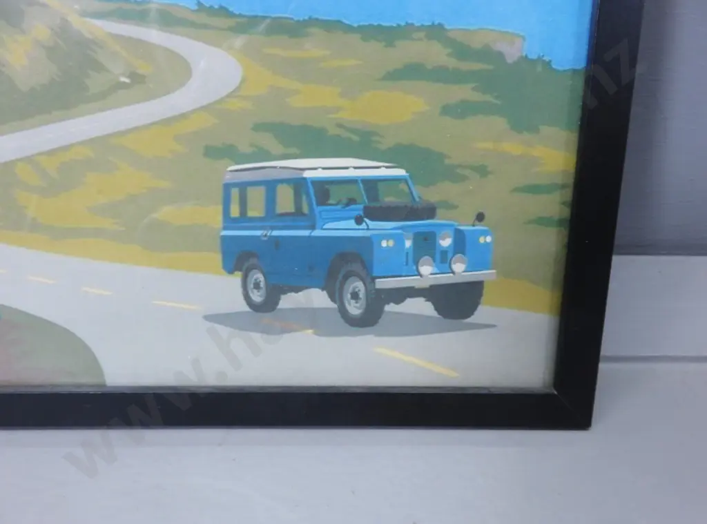 Reproduction framed travel print featuring Mt. Cook Image 1++