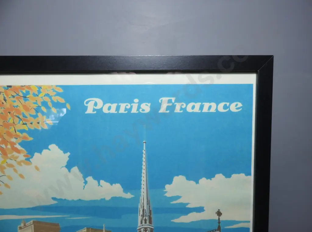Reproduction travel print featuring Notre Dame, Paris, France Image 1++
