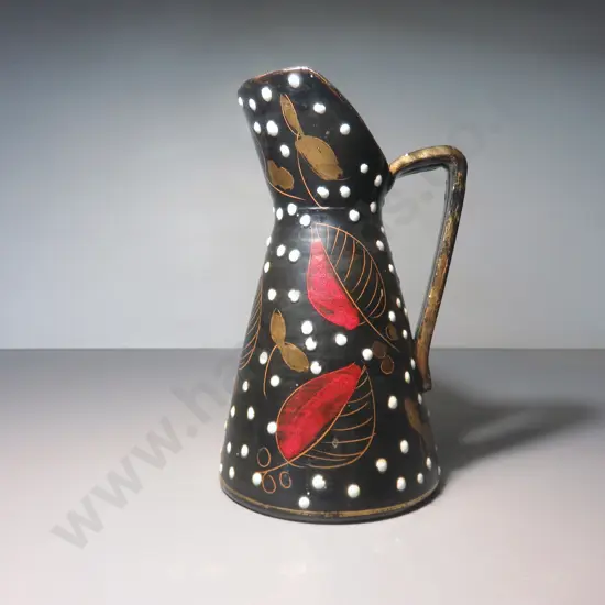 Mid-century Italian Polka dot pitcher