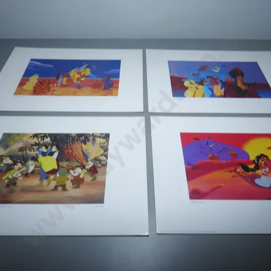 4 Disney prints