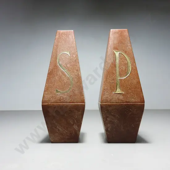 Set of 1960’s “atomic” salt and pepper cruets