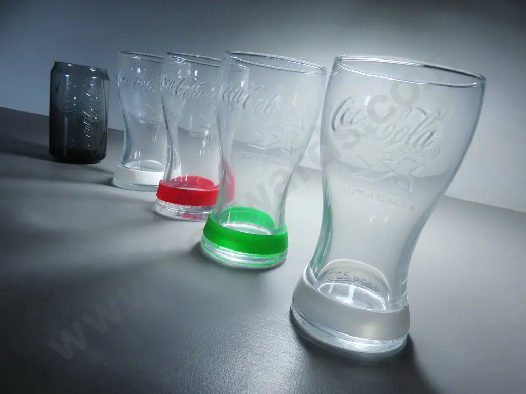 Set of four Coca-Cola 2012 London Olympics commemorative Glasses Image 1++