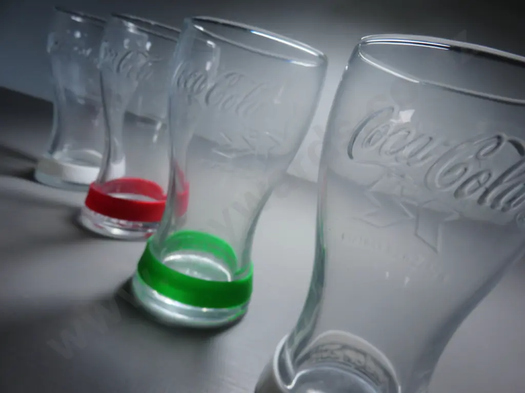 Set of four Coca-Cola 2012 London Olympics commemorative Glasses Image 1++