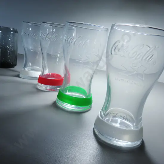 Set of four Coca-Cola 2012 London Olympics commemorative Glasses