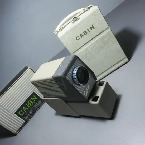 Vintage “cabin” slide projector