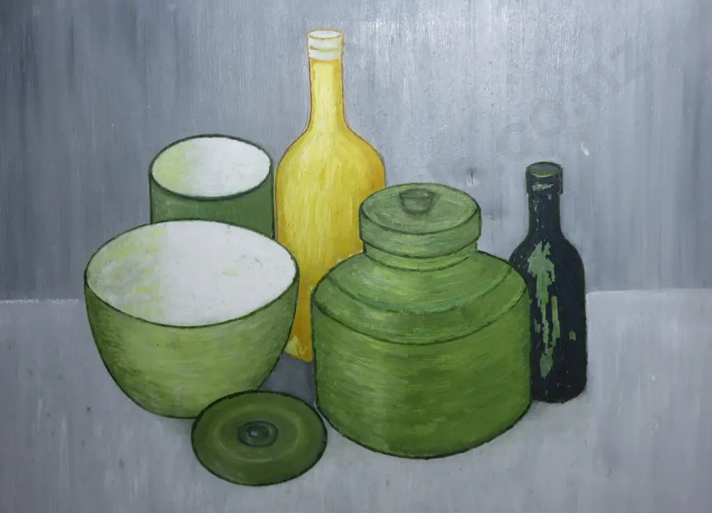 1971 Oil on Canvas by British Artist W A Weaver of Bristol Image 1++
