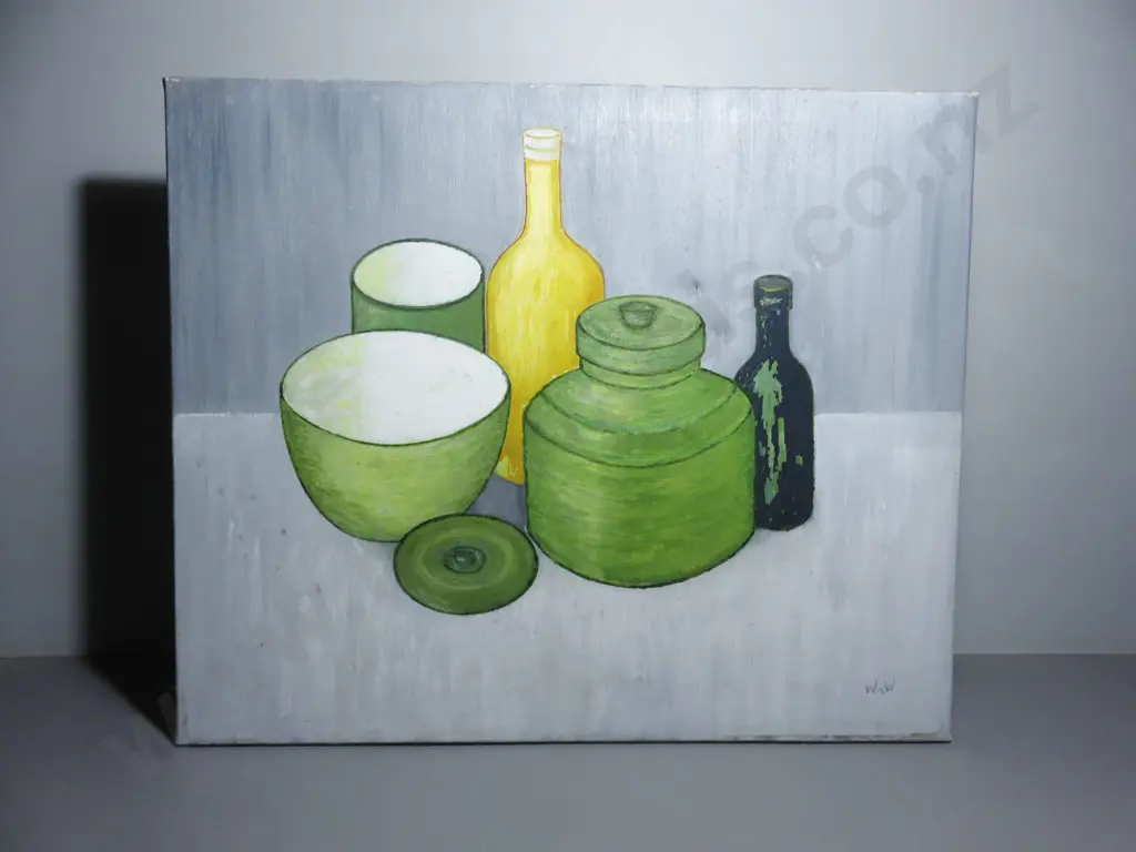 1971 Oil on Canvas by British Artist W A Weaver of Bristol Image 1++