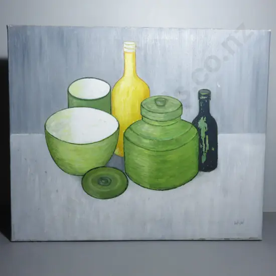 1971 Oil on Canvas by British Artist W A Weaver of Bristol