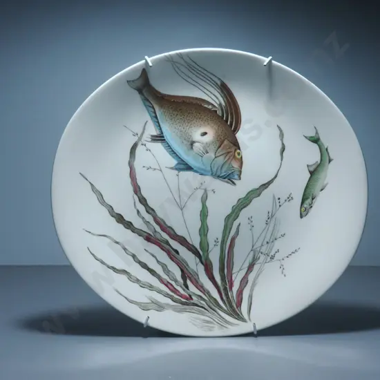 Vintage Johnson Bros of England decorative fish plate