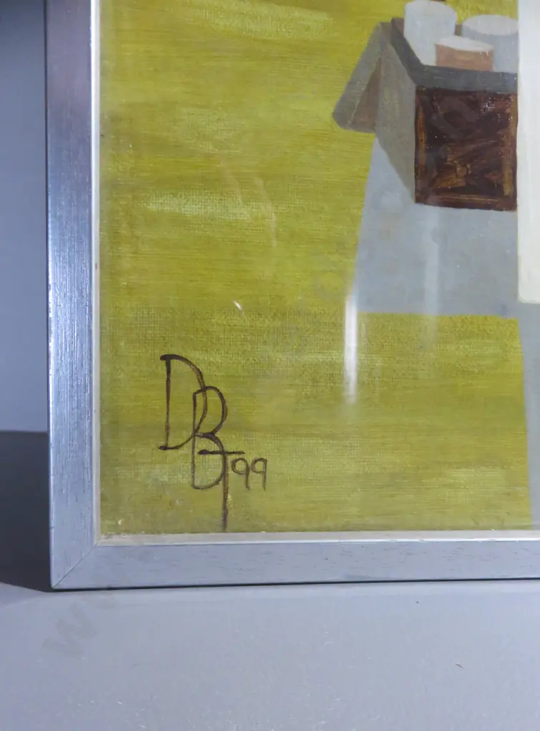 Modernist “still life” acrylic on board original Art work Image 1++