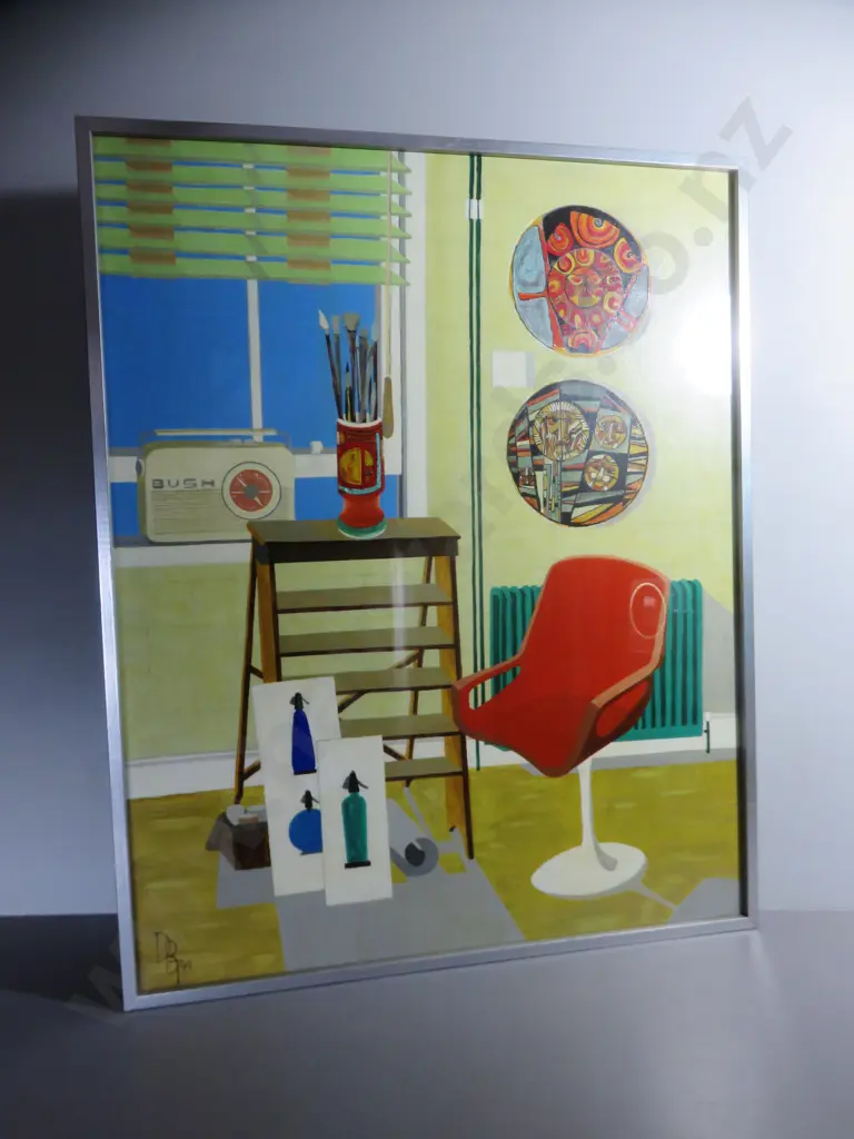 Modernist “still life” acrylic on board original Art work Image 1++