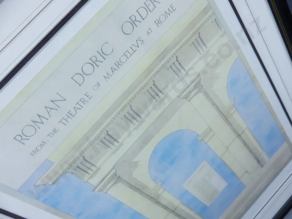 4 Architectural Prints featuring the Parthenon Athens Image 1++