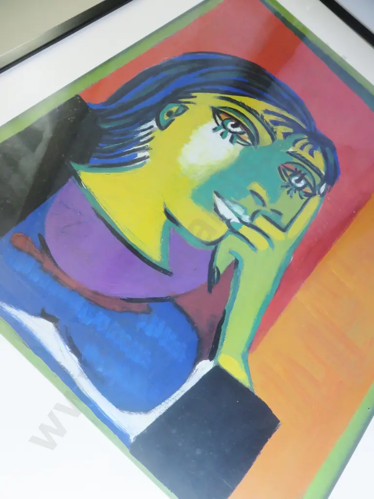 Rare original 1989 Auckland City Art Gallery Picasso advertising Print Image 1++