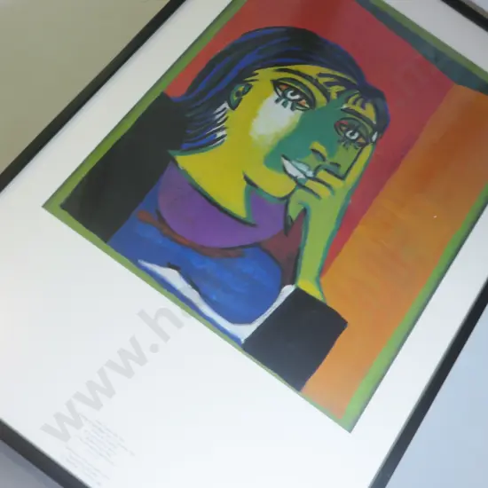 Rare original 1989 Auckland City Art Gallery Picasso advertising Print