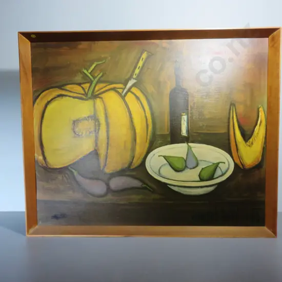 Early Bernard Buffet of France mid-century “still Life” print on board