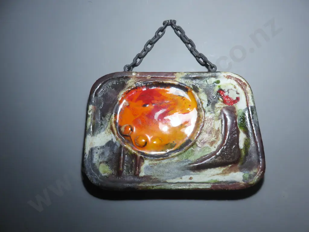 Ruscha of west Germany Modernist pottery wall plaque Image 1++