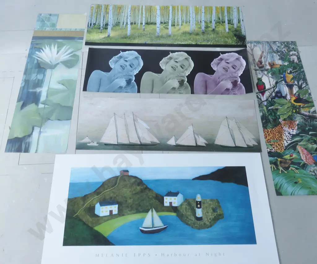 Mixed lot of prints to include Marilyn Monroe Image 1++