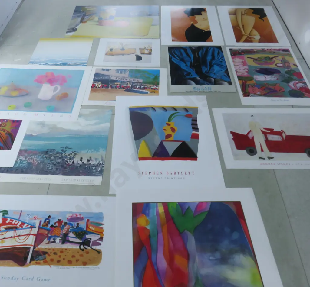 Mixed lot of art Prints Image 1++