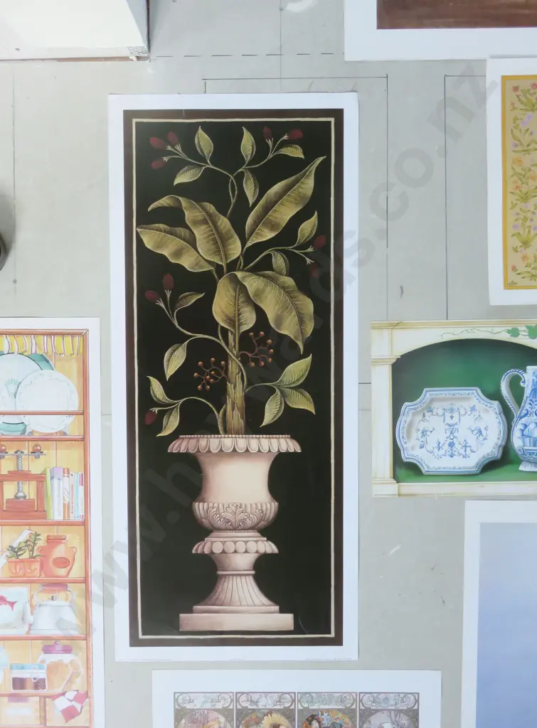 Mixed lot of prints with an oriental theme Image 1++